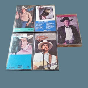 George Strait Cassette Tape Lot of 5 MCA Country Greatest Hits Vintage 80s 90s